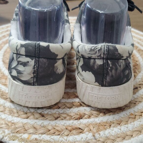 Tretorn Womans Tropical Print Canvas/Leather Sneakers, SIZE 7 - Picture 6 of 10